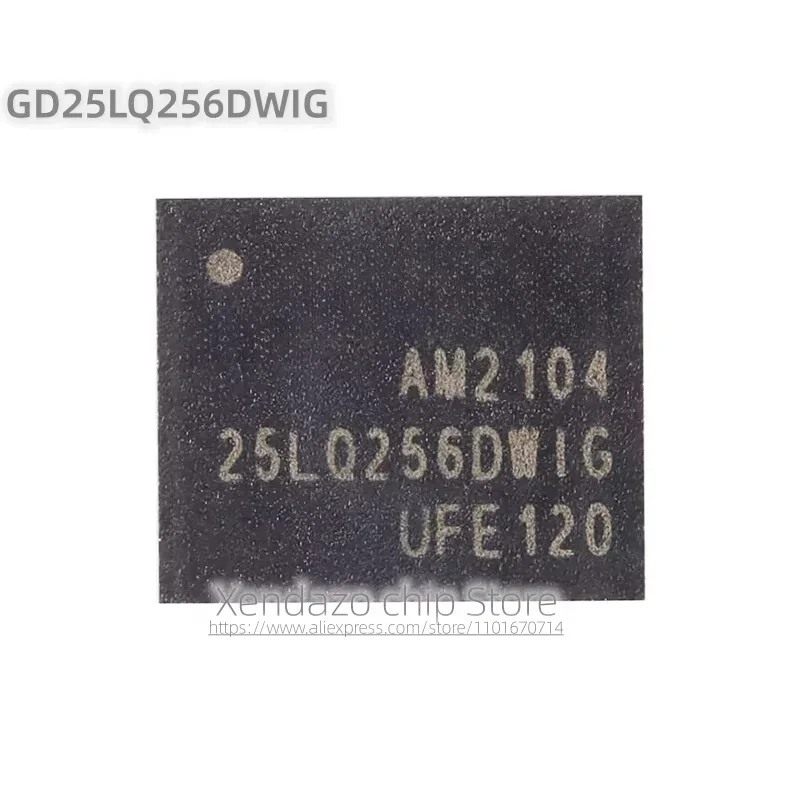 2pcs/lot GD25LQ256DWIG 25LQ256DWIG WSON-8 package Original genuine 256M bit 1.8V serial flash memory chip