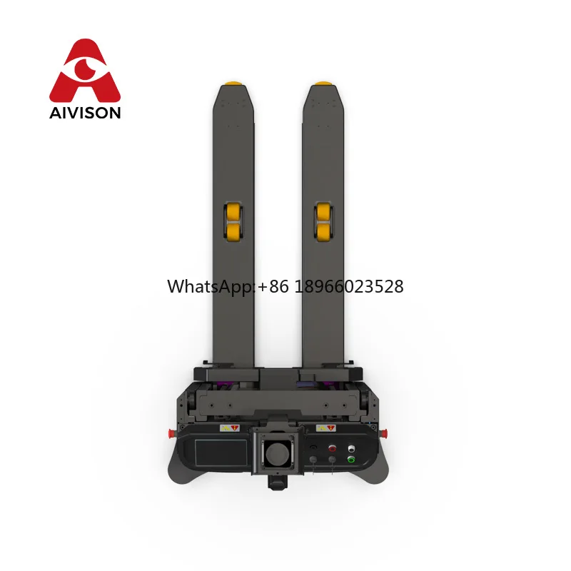 Aivison AGV robot for pallet warehouse battery mobile pallet jack transfer trolley automatic pallet truck stacker forklift