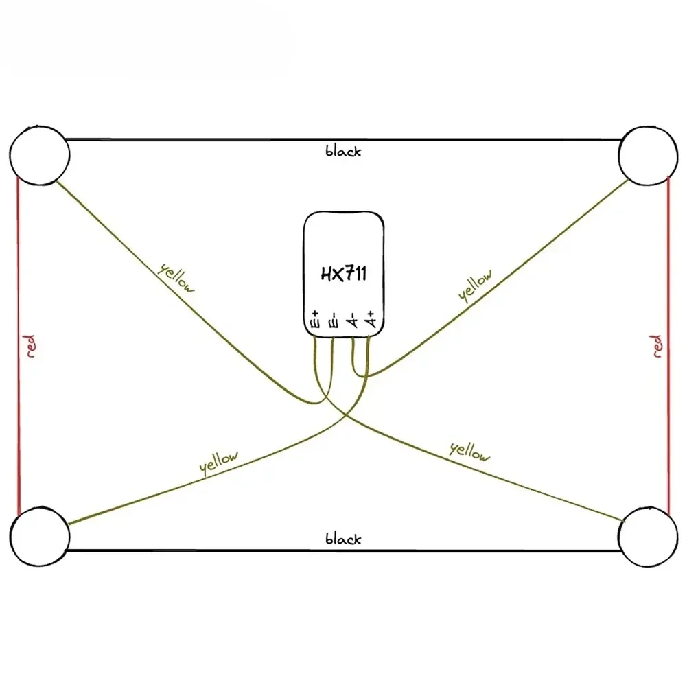 50kg Load Cell 50kg Weighing Sensor Half-bridge Strain Gauge with HX711 AD + mounting bracket Human Weight Sensor for Arduino