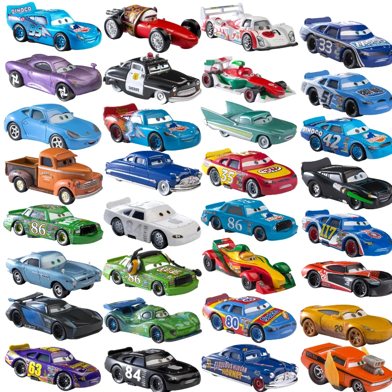 

Cars Pixar Cars Lightning McQueen rhapsody matador bulldozer truck Mater harvester 1:55 Diecast Metal Car Model Toy