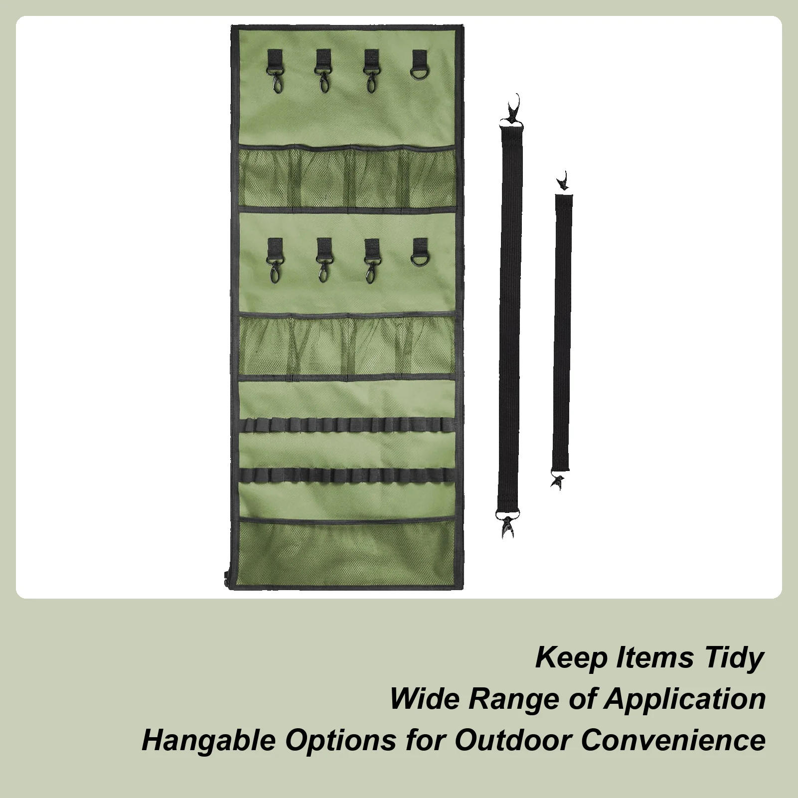 

Сумка-органайзер для инструментов из оксфорда, сверхпрочная, для кемпинга, пикника, барбекю, рыбалки, путешествий, посуды для приготовления пищи на природе