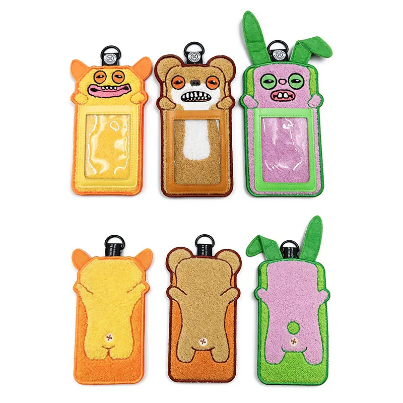 Fuggler Cute Tooth Monster Card Tide Play Doll Card Bag Pendants Creative Lanyard Card Holder Student Hanging Neck Lanyard Badge view 5