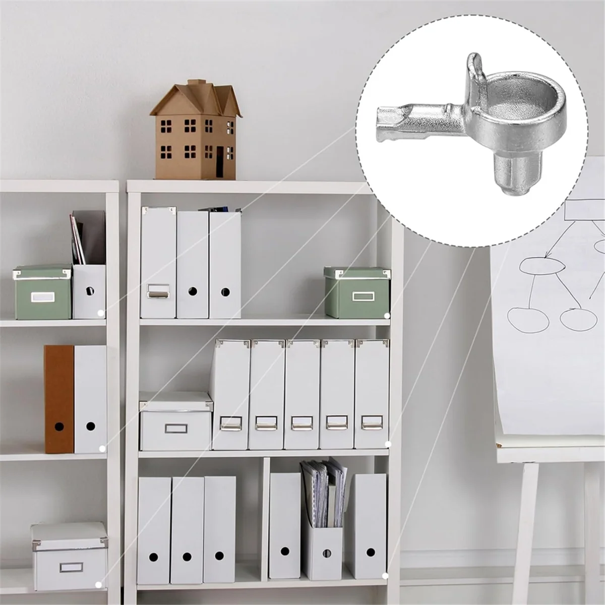 

AA98 50 Pcs Bookshelf Pegs Bookshelf Pins Replacement Shelf Pegs 3mm Shelf Pins Bookshelf Pegs for Compatible Part 131372