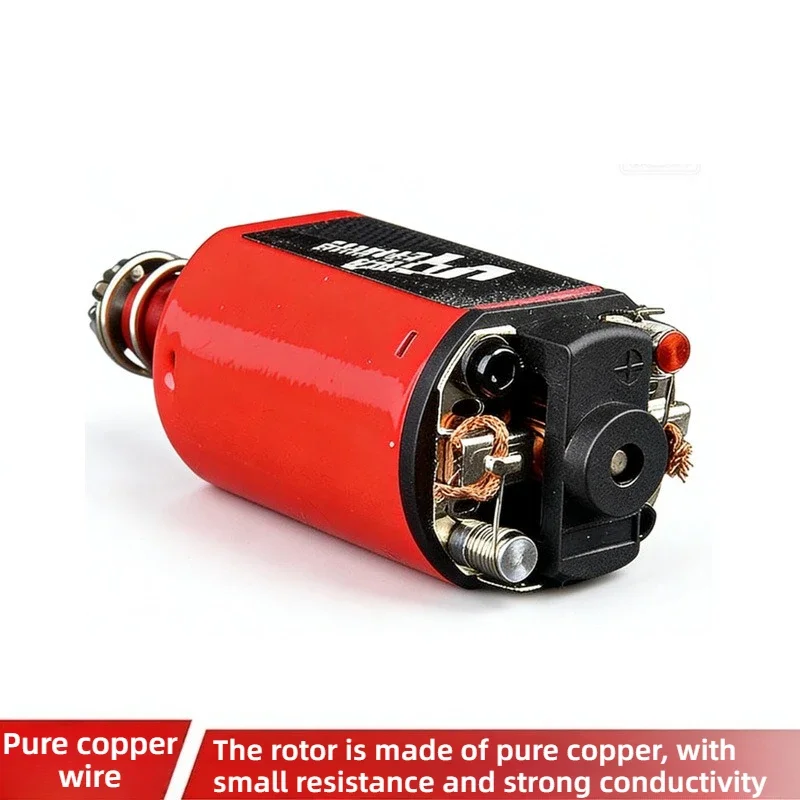 480 DC Carbon Brush Motor High Speed High Torque NdFeB Wet Press Magnetic Motor Pure Copper Wire For Hobby Model Modification