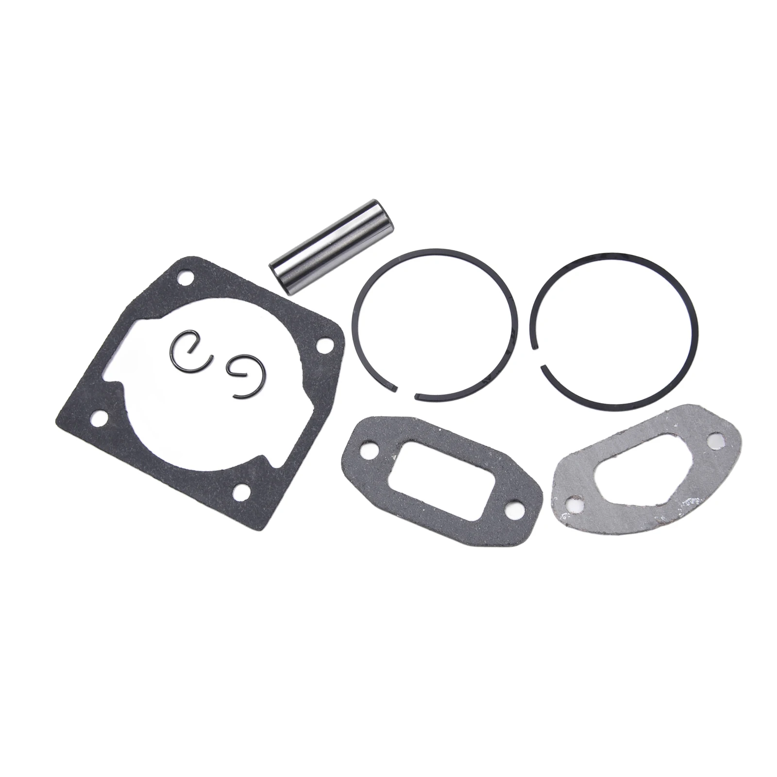 1Set Diameter 44/45mm Chainsaw Cylinder Piston Set - Perfect Replacement Metal 52/58cc Garden Power Tools Accessories