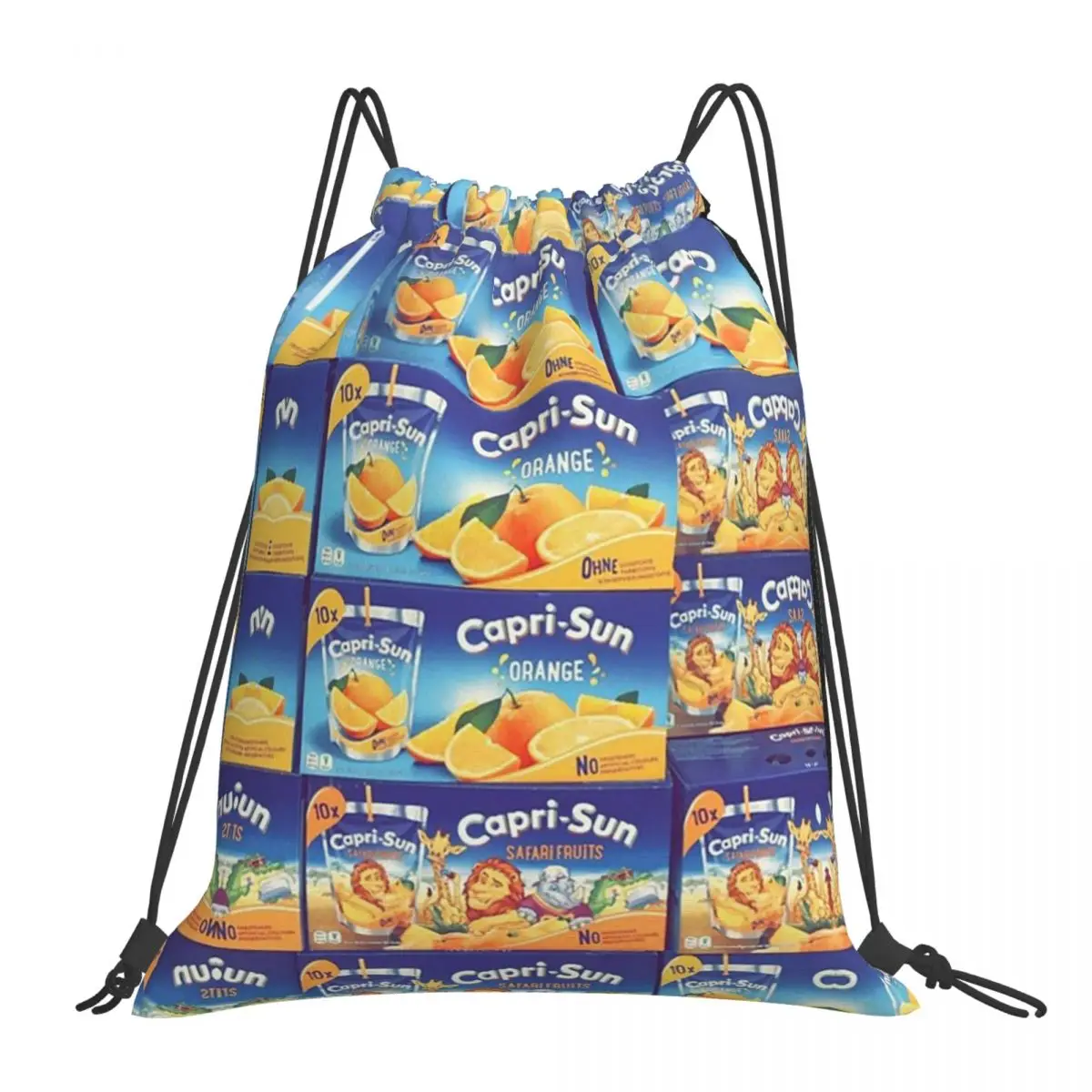 

Capri-sun Backpacks Multi-function Portable Drawstring Bags Drawstring Bundle Pocket Storage Bag Book Bag For Man Woman Students