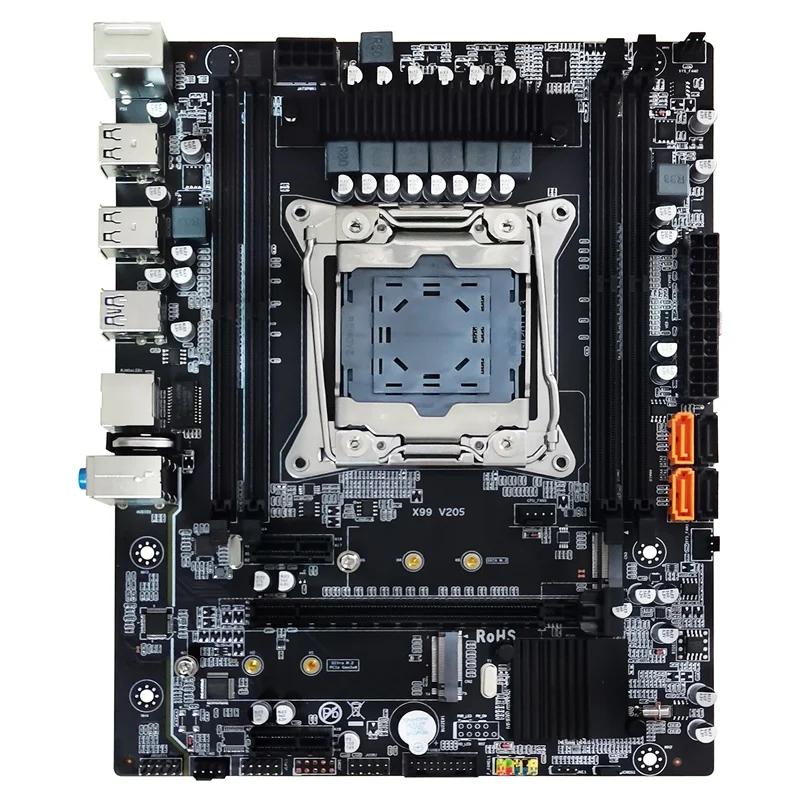 Imagem -05 - Placa-mãe X99 com Almofada Térmica Cabo Sata Cabo do Interruptor Defletor Lga20113 Suporte Ddr4 4x32g E52678 v3 e5 e5 2676 Cpu v3