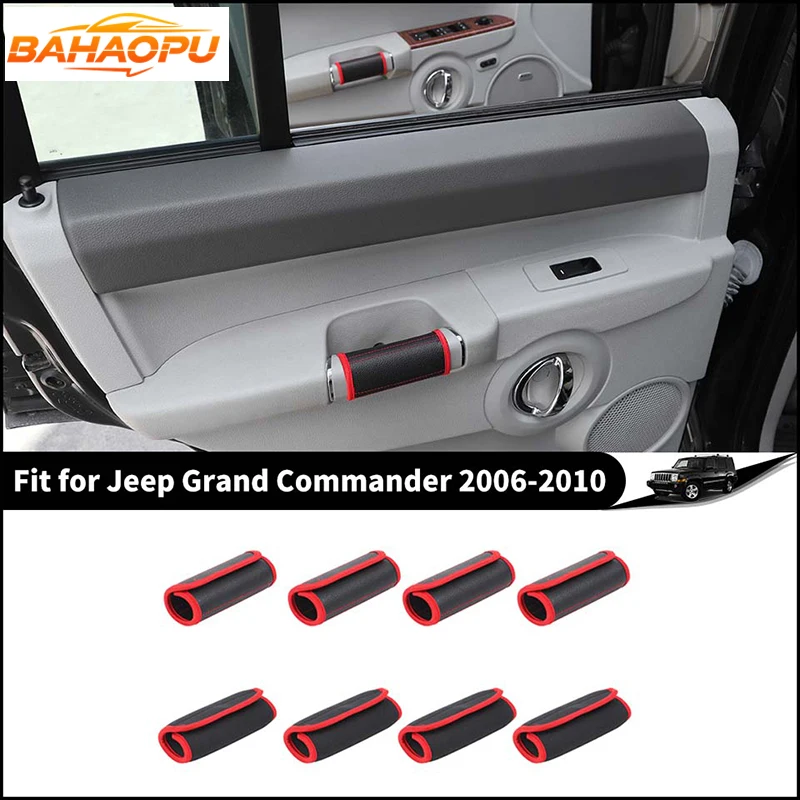 

Interior Hand Brake/Top Handle/Door Inner Handle Protective Cover for Jeep Grand Commander 2006-2010 Car Accessories