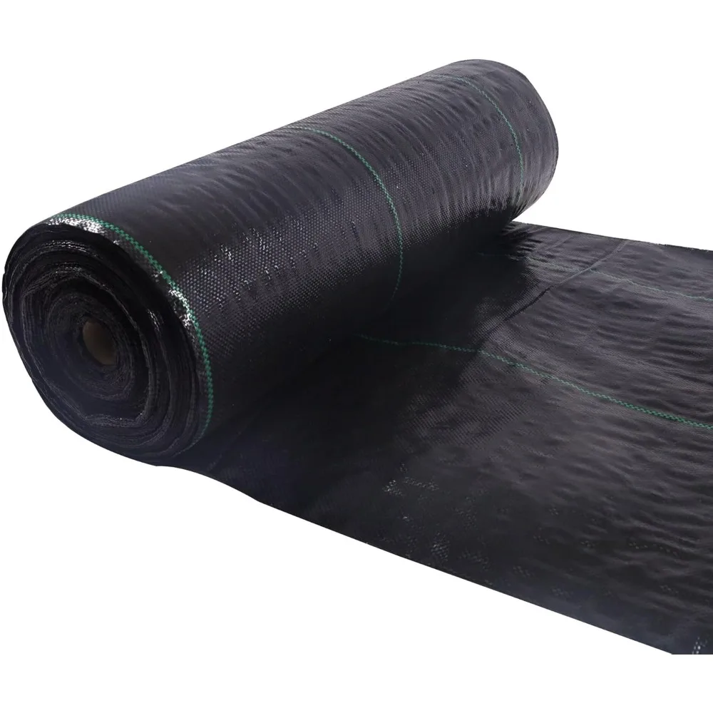 

5 x 300 футов пейзажная барьерная ткань для сорняков, прочный, простой в установке коврик для контроля сорняков