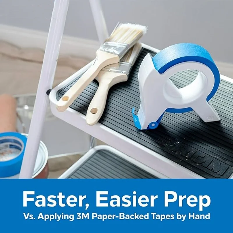 Painter Masking Tape Applicator Dispenser Machine Wall Floor Painting Packaging Sealing Tool For 1.88-2" X 60 Yard Standard Tape