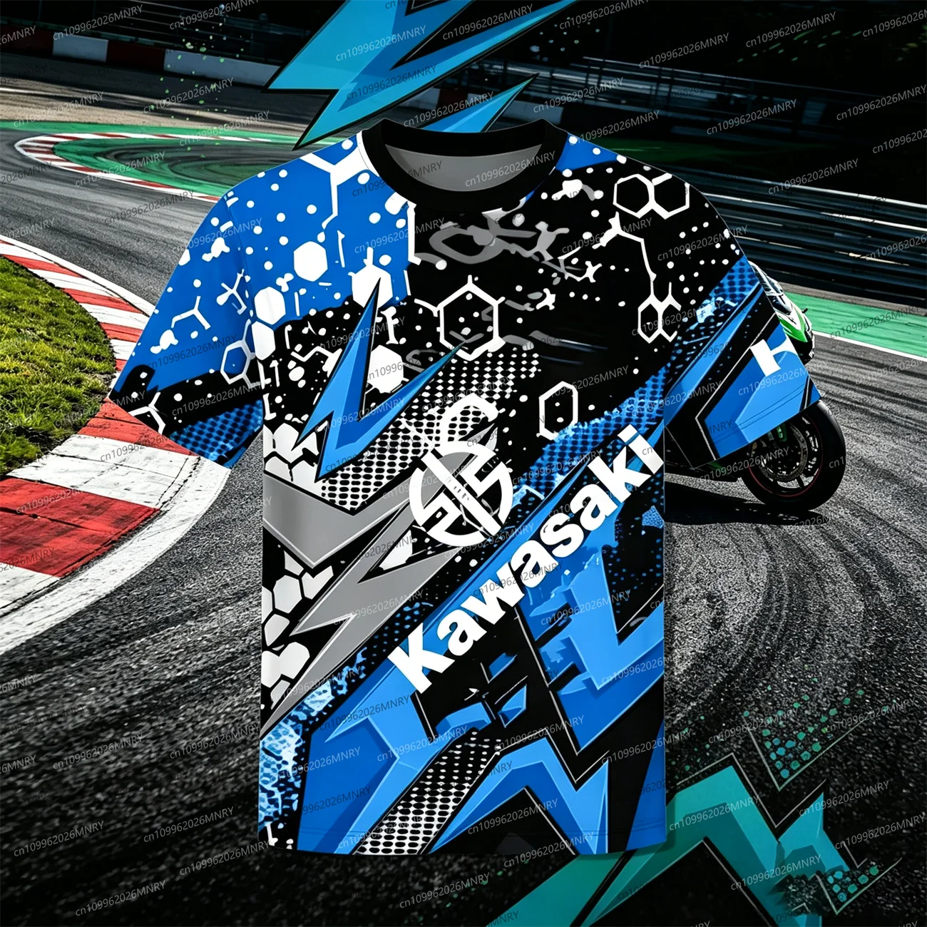 

Kawasaki Motorcycle Racer Riding t shirt for man Summer Men t-shirt Short Sleeve Women T-Shirt Fashion Oversized Clothing Tops