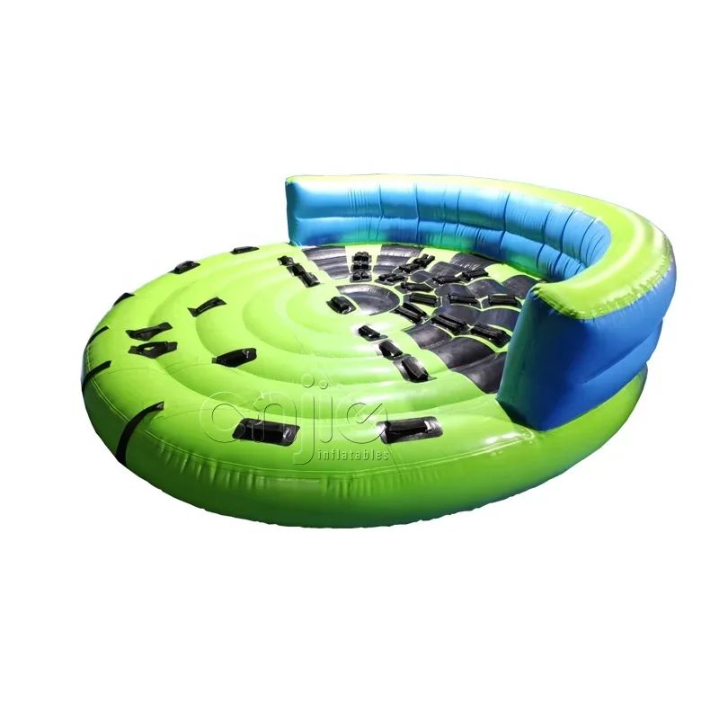 Water park equipment, giant inflatable floating boat sports