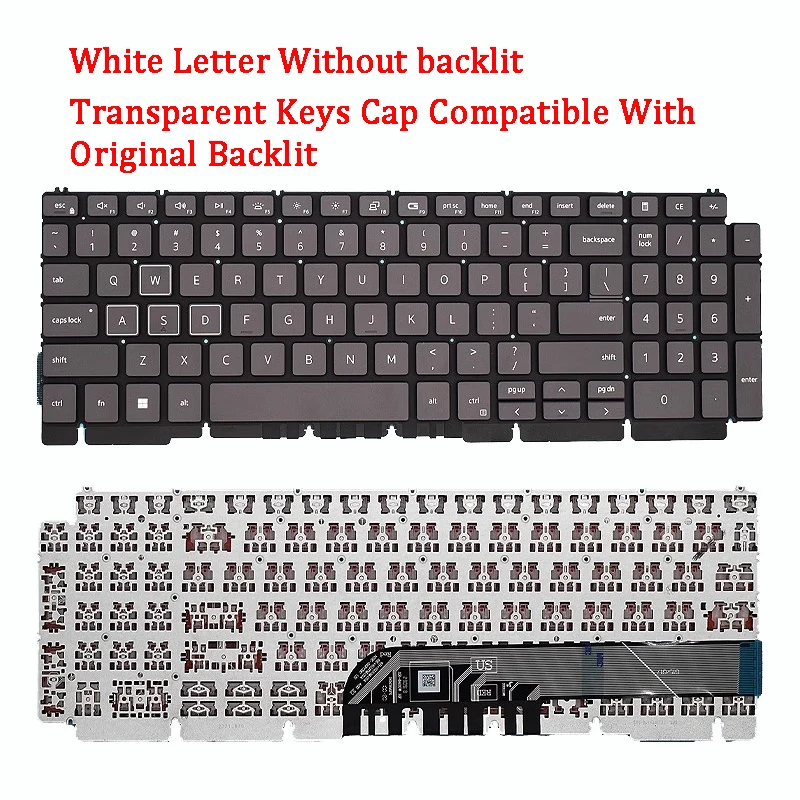 New ORIGINAL Laptop Keyboard For DELL G15 Ryzen Edition G15 5510 5511 5515 5520 5530