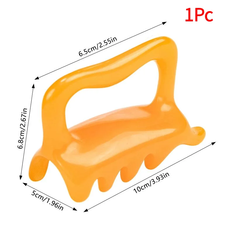 #1Pc Massage Tool With Anti-Slip Handle Ergonomic Design Massage Nodules For Facial Skincare Muscle Relaxation Home Use