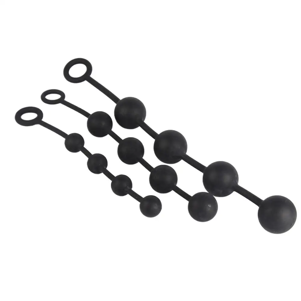 Dia 3/4/5 Huge Anal Beads Hard Silicone Anal Balls Sex Toys For Women Men Prostate Massage Big Butt Plug Anal Dilation