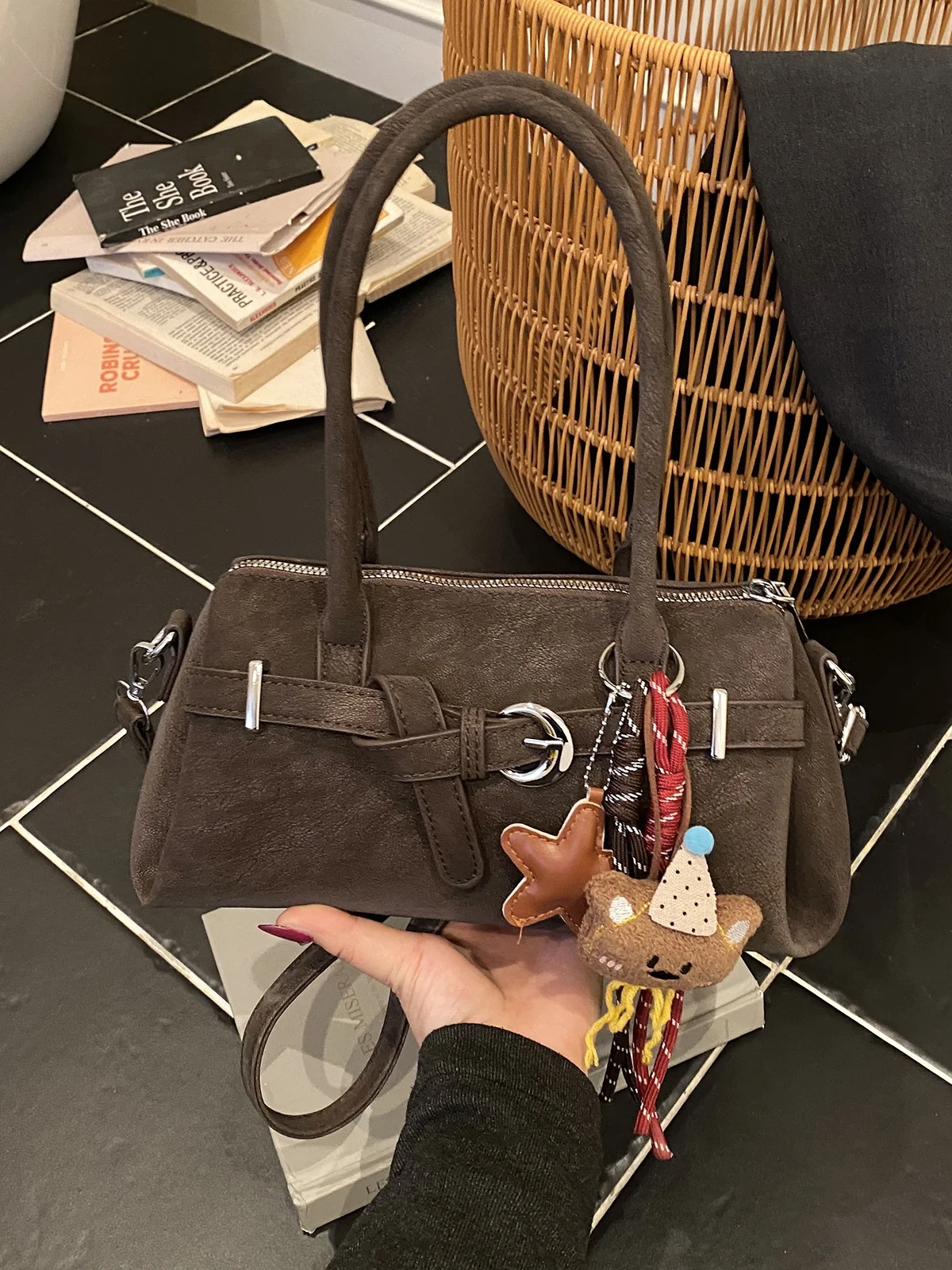 

Модная ретро-сумка кросс-боди с матовым покрытием, женская универсальная сумка-подушка, повседневная шикарная сумка через плечо для молодых женщин