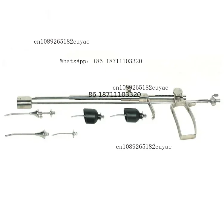 Manipulator intensive type Set of Reusable Gynaecology instruments stainless steel and plastic Curved manipulator