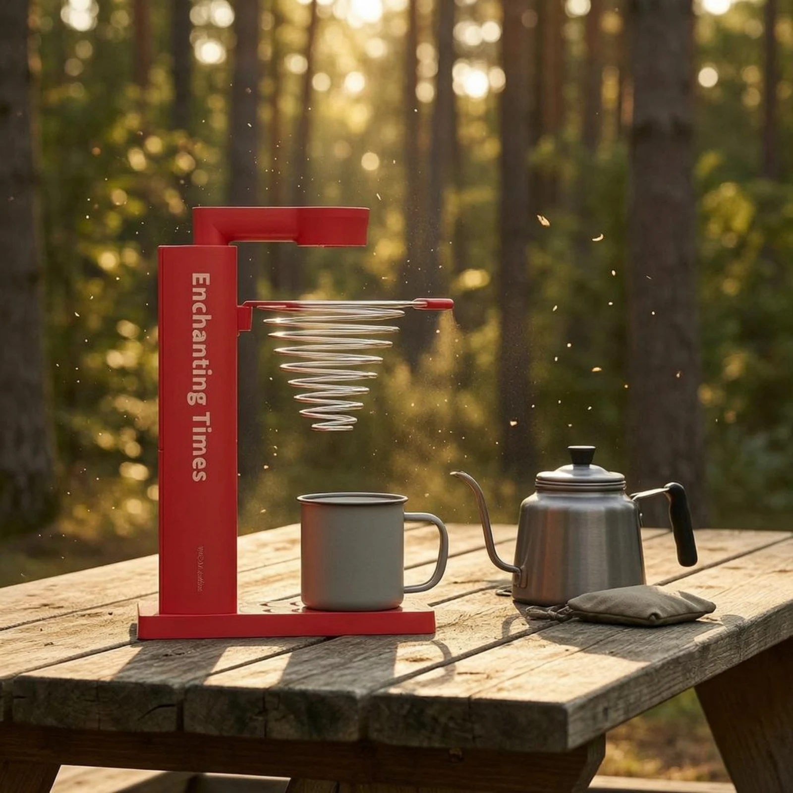 

Pour-over Coffee Brewer Foldable Tabletop Coffee Brewer Kitchen Appliance BPABPA-Safe Single-Button-Button