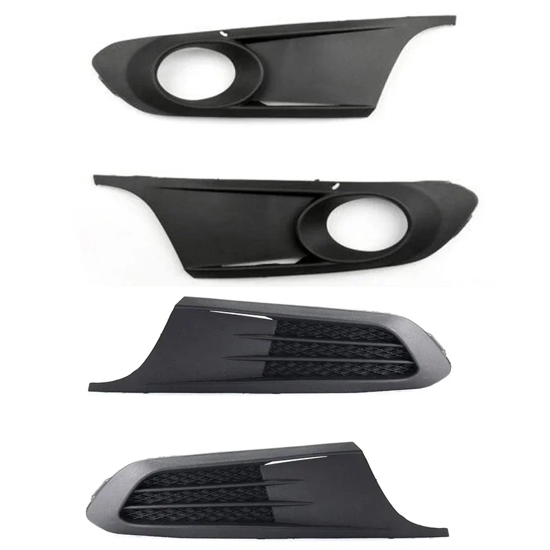 

2Pcs Left Right Bumper Grille Grill Cover Foglamp Light Cover for VW Jetta MK6 2011 2012 2013 2014 5C6853665 5C6853666