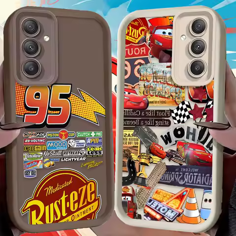 Cars Lightning McQueen 95 Case For Samsung Galaxy A54 A05 A05S A34 A24 A14 A53 A33 A23 A13 A52 A52S A32 A22 A12 A71 A51 A31 A50
