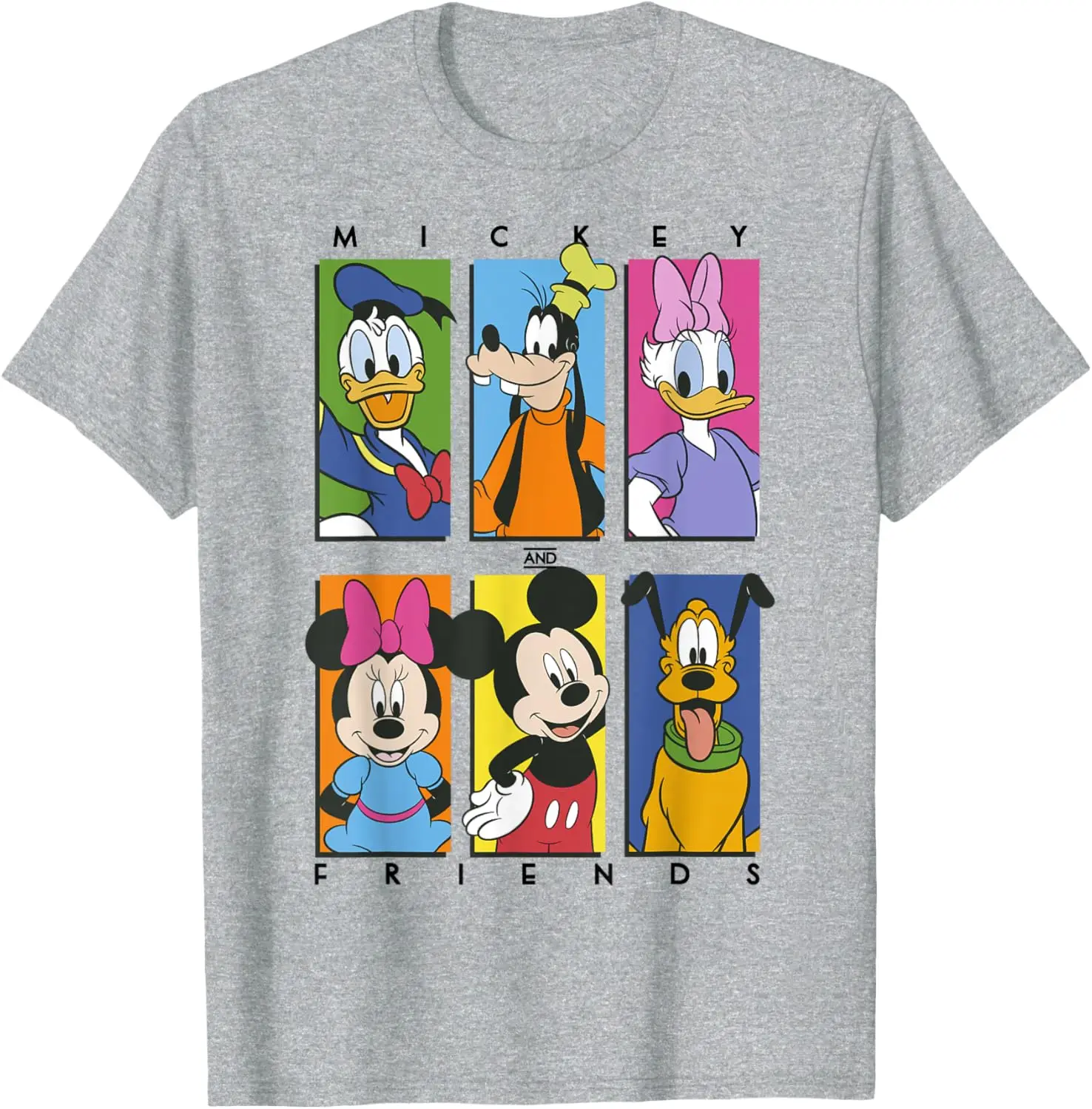 

Футболка с панелями группы Микки и Друзей Disney, мужская и женская футболка