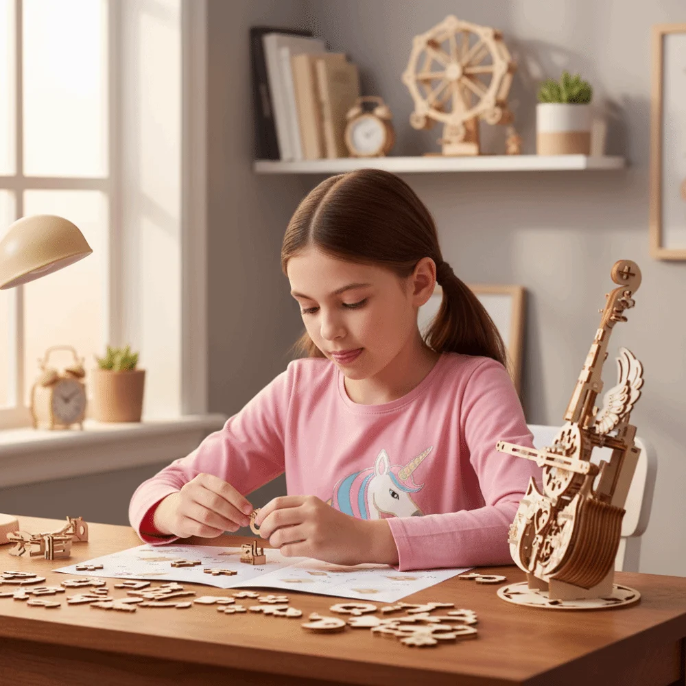 

For Graffitiable 3D Puzzle DIY Design Instrument Building Wooden Cello Model Wooden Material DIY Assembly For Adults