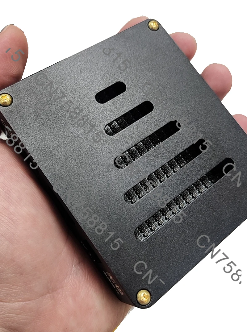 

For Switching Power Supply NAS Sound Card DAC Heaphone Amplifier，CNC Case 5V-48V 20A HIFI Power Filter Suitable
