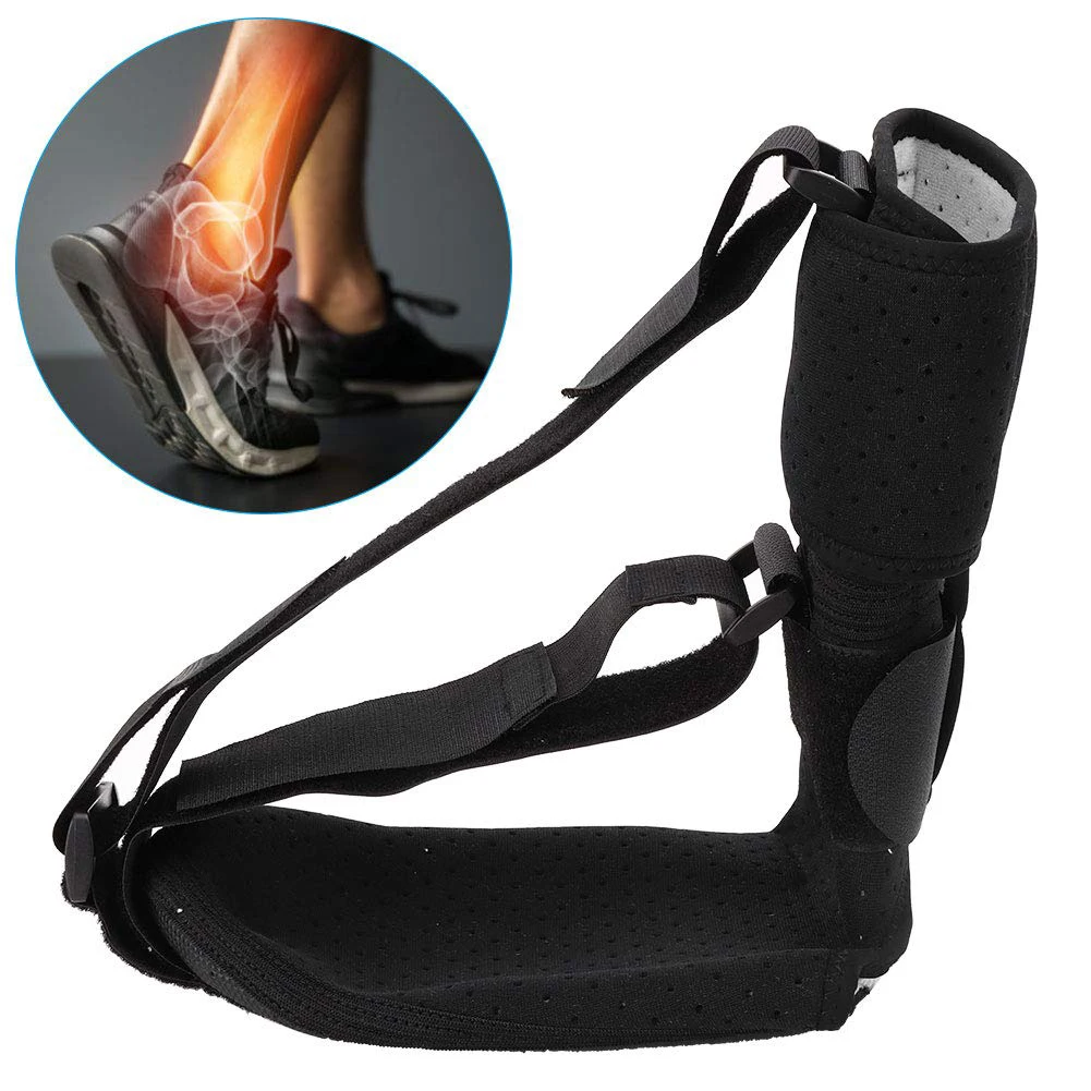 Plantar Fasciitis Night Splint Adjustable Ankle Brace Foot Drop Orthotic Brace for Plantar Fasciitis Foot Drop