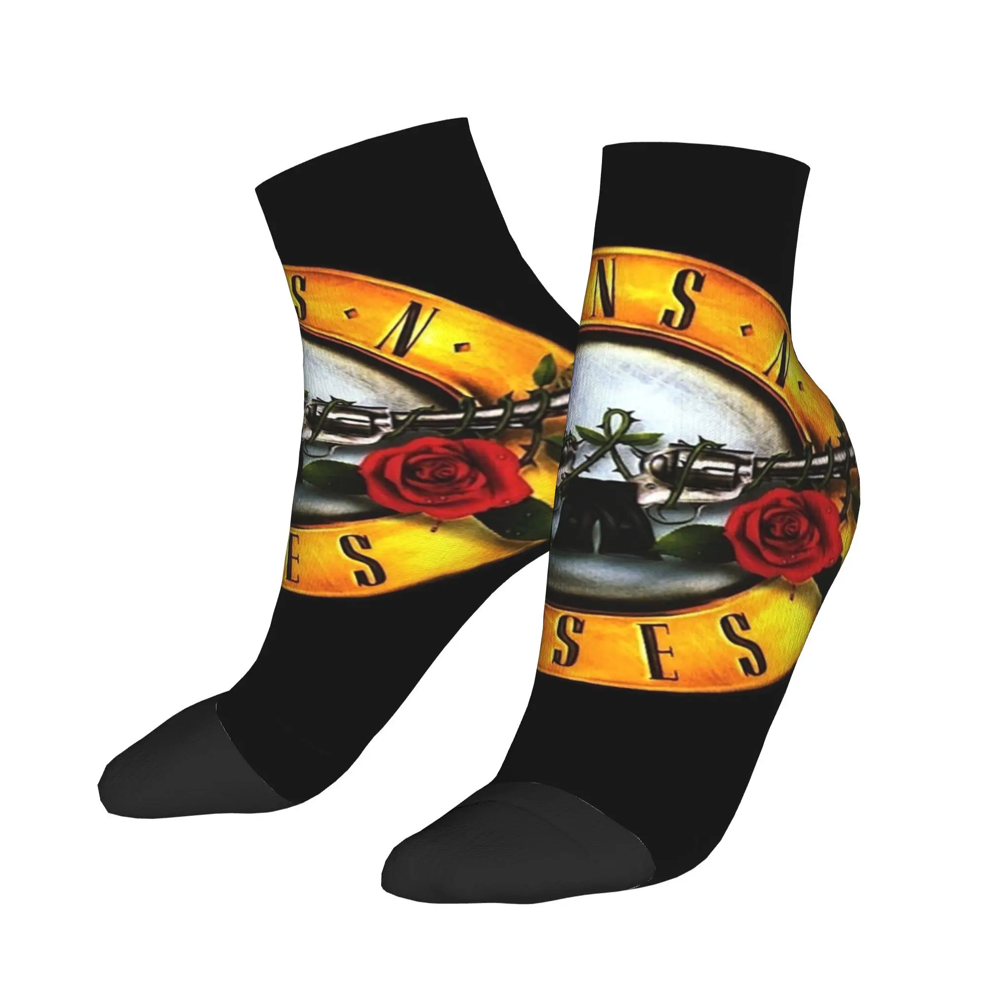 Guns N Rose Heavy Metal Steampunk Music Socks Harajuku Super Soft Stockings All Season Socks Accessories for Unisex Gifts