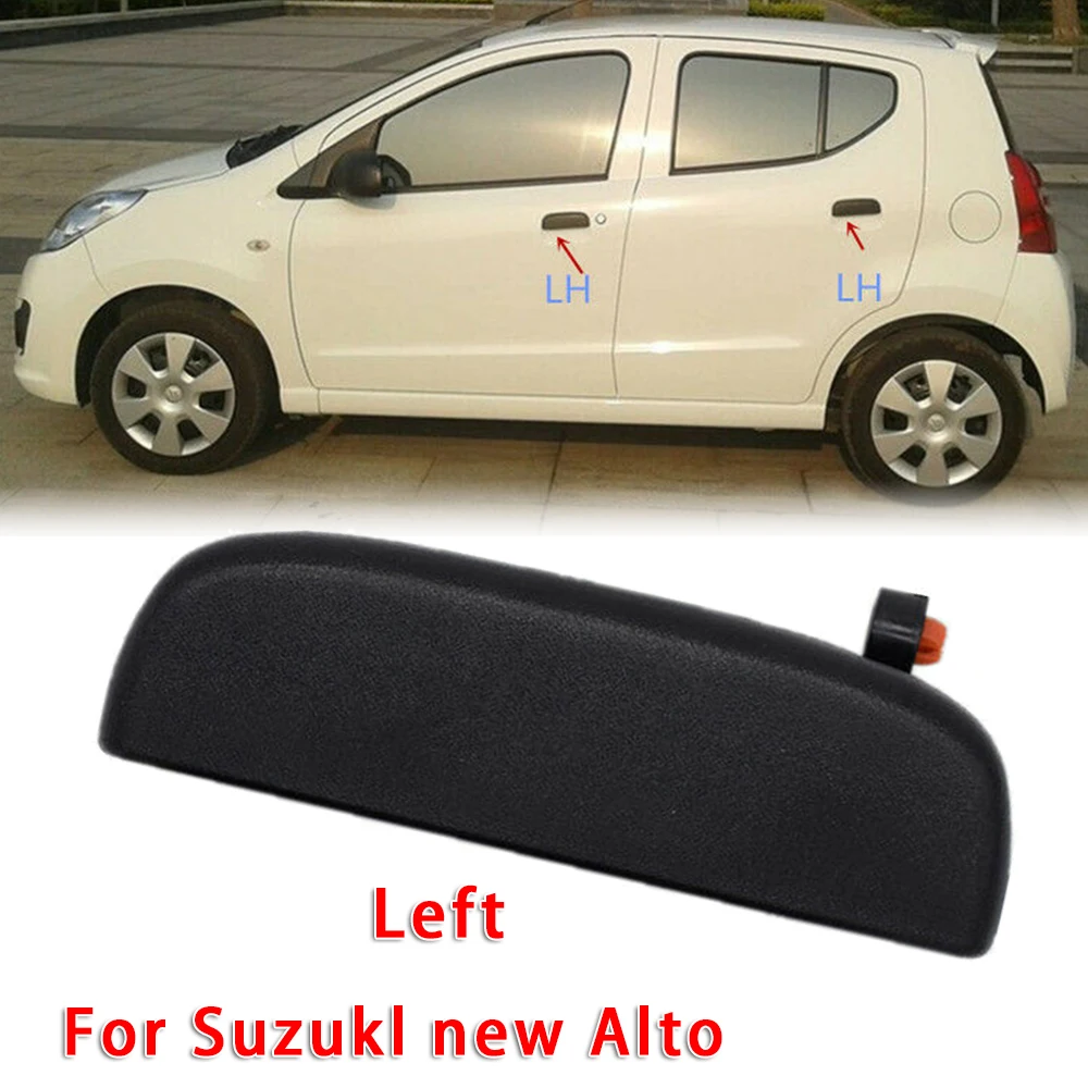 Car Front Rear Left Right Outer Handle Outside Doors Knob For Suzuki New Alto Black Exterior Door Handles Accessories