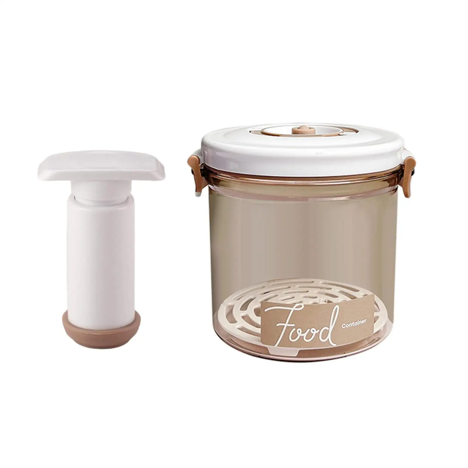 ภาชนะสุญญากาศกันรั่วแบบพกพาซีลกล่องเก็บสินค้าสูญญากาศสำหรับอาหารหมักผักผลไม้