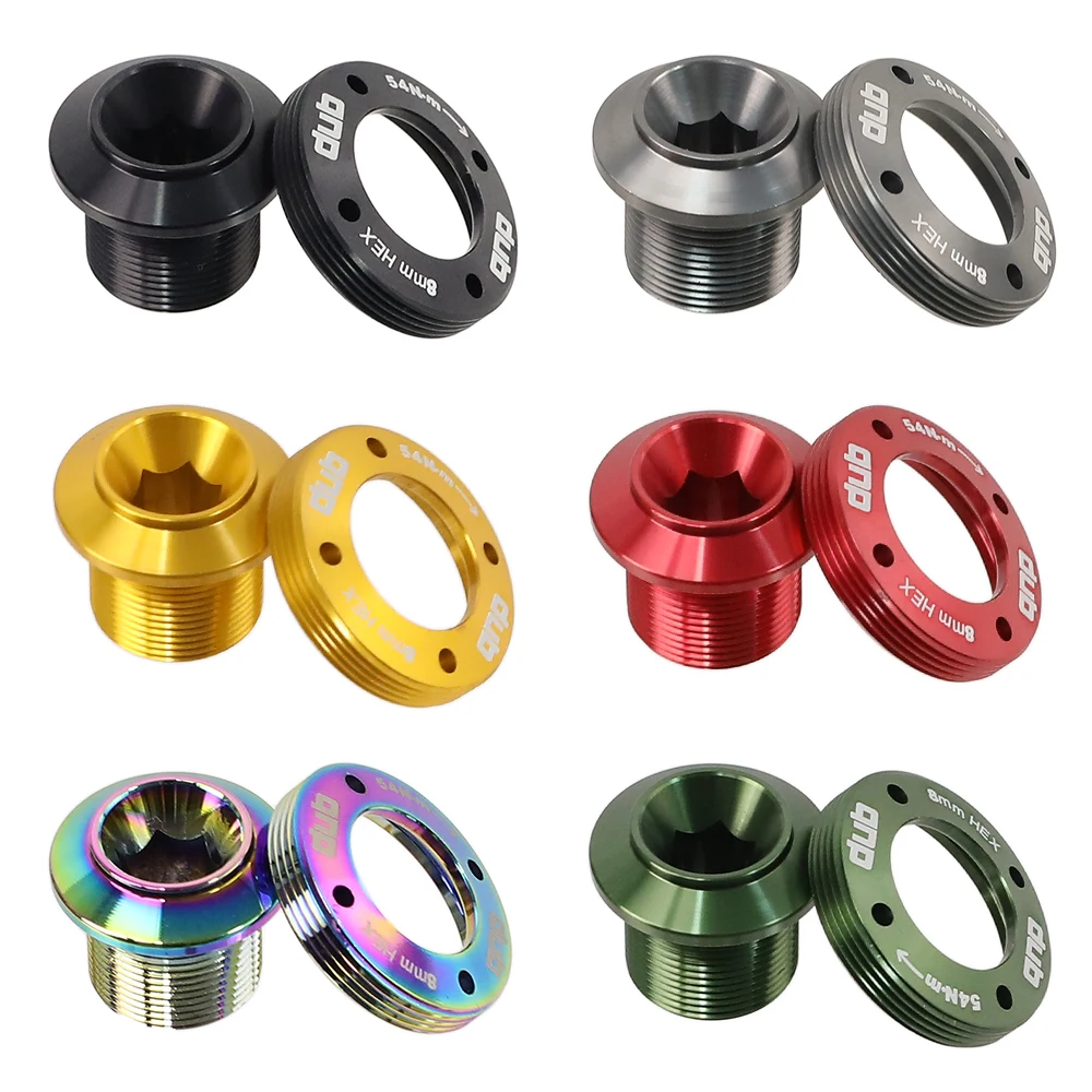 Bicycle Crank Arm Cap Kit DUB Crank Cover DUB Cap Crank Self-Extracting Bolt M18/M30 for SRAM NX/GX/Force/XX1 Crank Spare Part