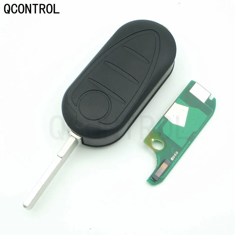 QCONTROL Remote Flip 3 Buttons Car Key Fob For Alfa Romeo Mito 2008-2015 Giulietta 2010-2016 433Mhz ASk ID46-7946 Auto Keys