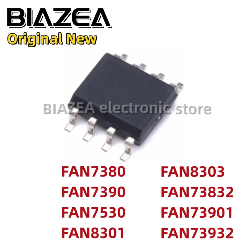 5piece FAN7380 FAN7390 FAN7530 FAN8301 FAN8303 FAN73832 FAN73901 FAN73932 SOP8 Driver Chip