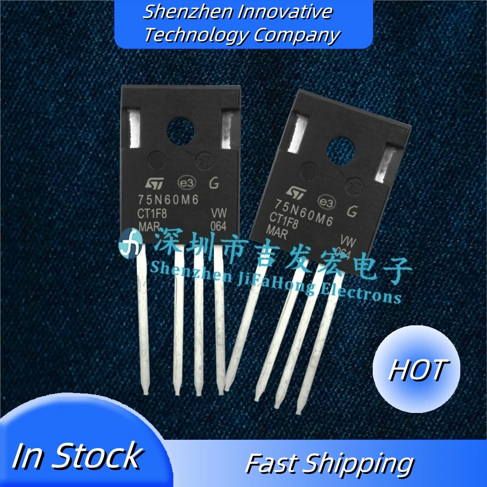 

10PCS 75N60M6 STW75N60M6-4 TO-247-4 Best Quality Fast Shipping