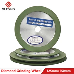 125mm/150mm Mola diamantata 32 fori Tazza Cerchio di molatura per acciaio al tungsteno Fresa Strumento Affilatrice Smerigliatrice 1Pc