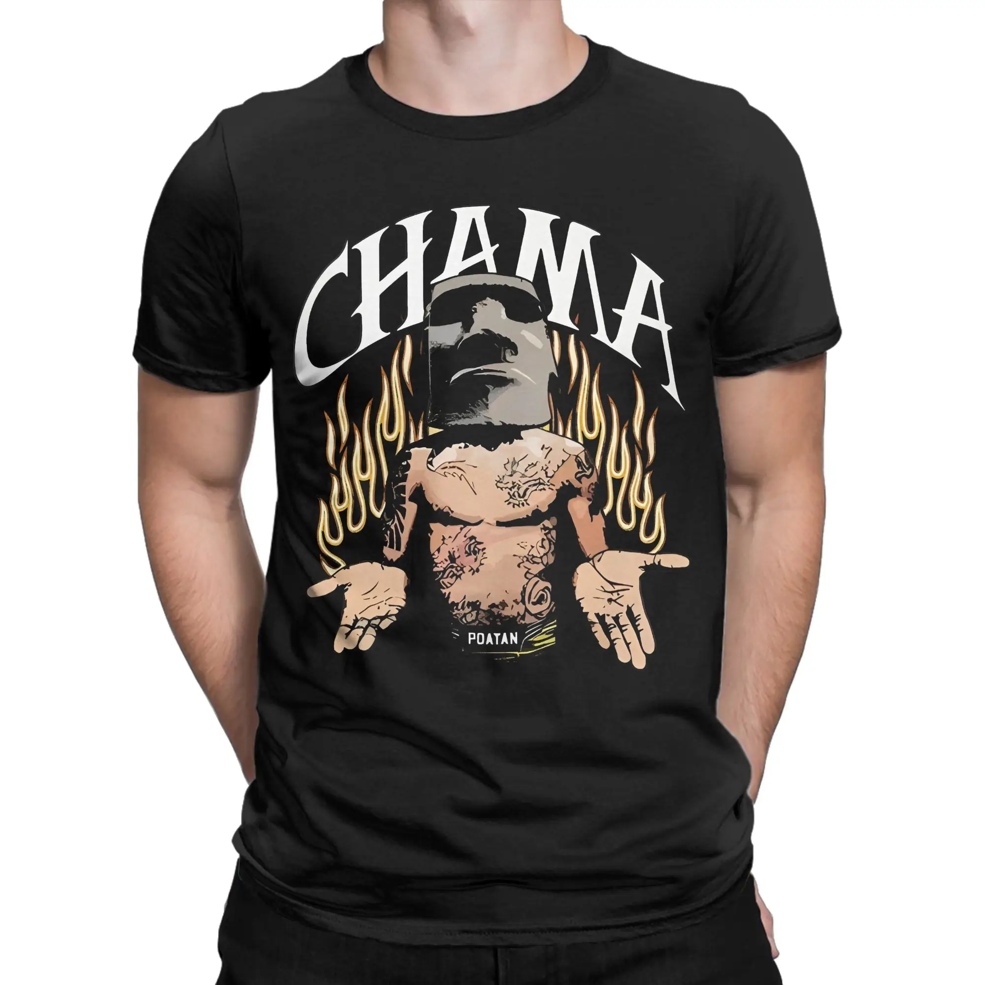 Harajuku Alex Pereira Chama Poatan T Shirt For Men Women Round Neck Short Sleeve Tops Shirts Boxing Boxer Cotton Summer Top Tee