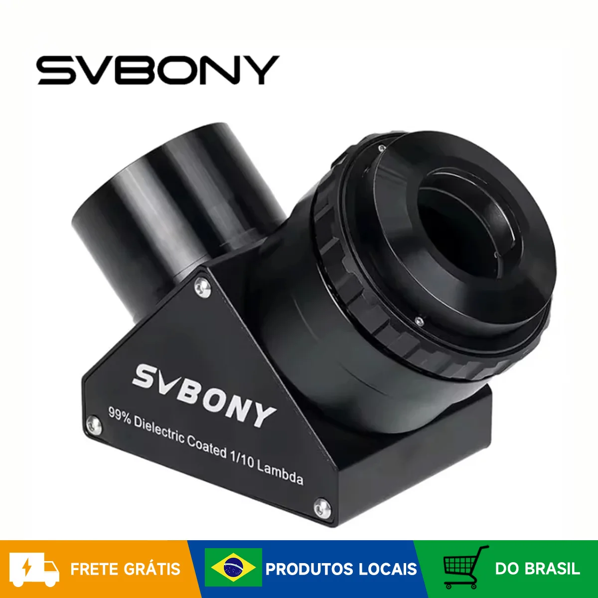 SVBONY Espelho Diagonal 90° 1,25/2 Polegadas para Telescópio