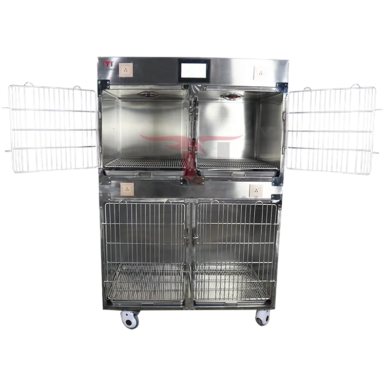 Medical Veterinary Oxygen Cage Cheap Price Professional Veterinary Oxyge Dog Houses ICU cage For Vet Clinic