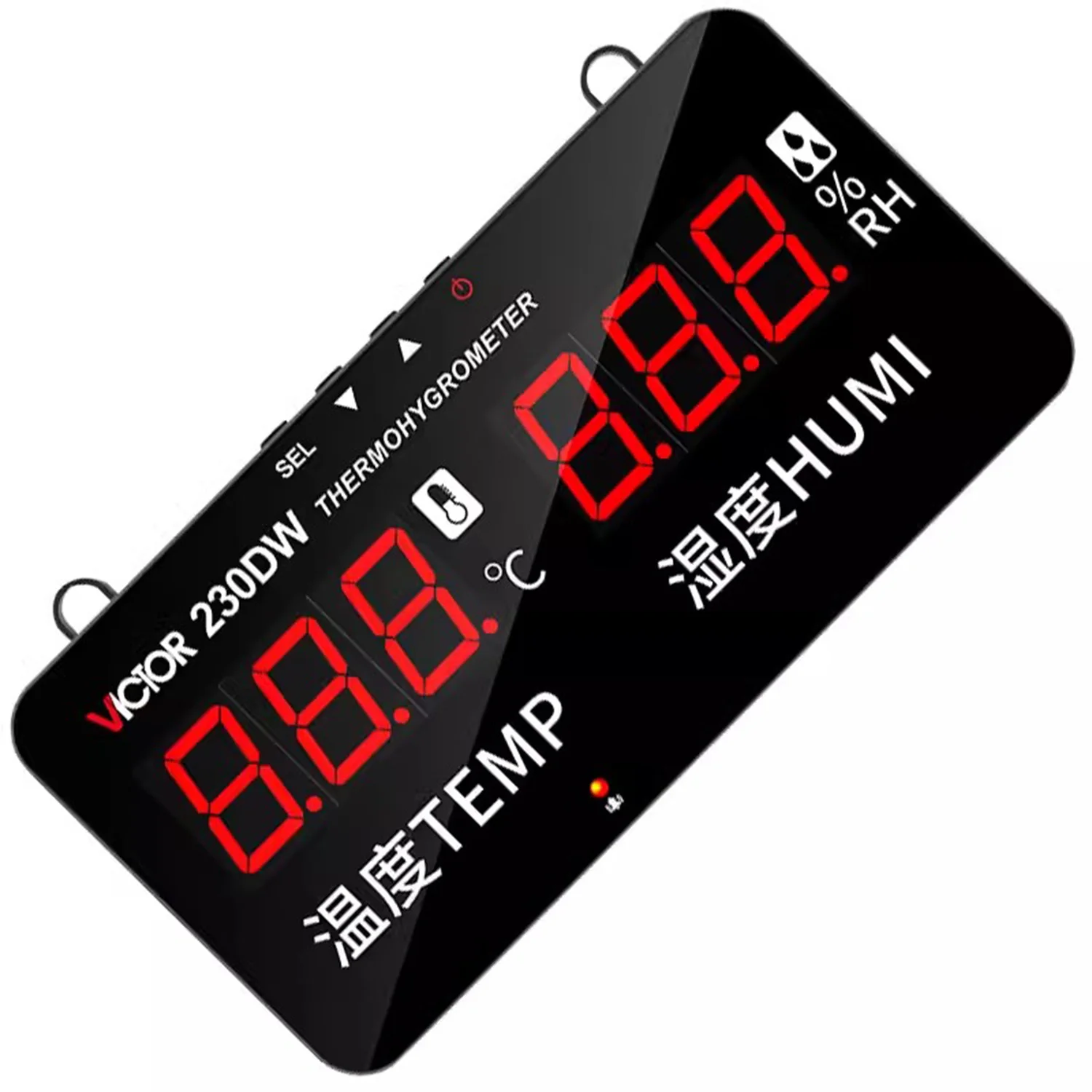 VICTOR 230DW VC230DW termometro digitale igrometro temperatura-20-80 Celsius umidità 0% RH - 100% RH Meter USB WIFI igrografo