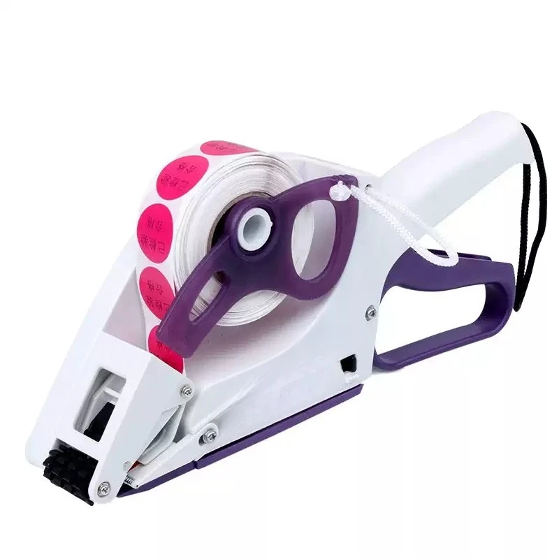 Commercial Fast Handheld Manual Label Dispenser Round Bottle Transparent Self Adhesive Sticker Coding Label Applicator Machine