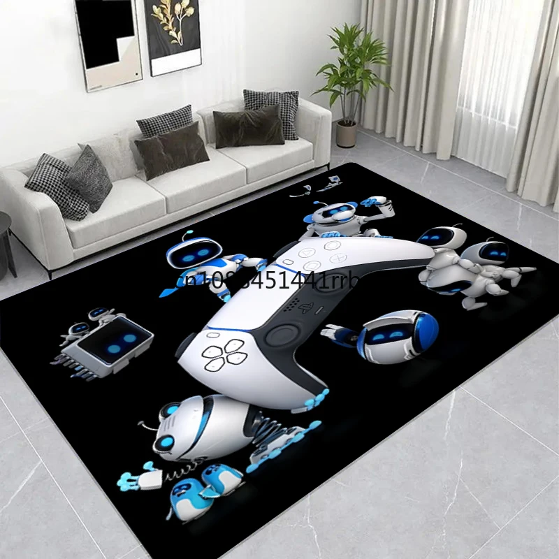 Game AA-ASTRO BOT Poster Large Carpet,Living Room Bedroom Sofa Area Rug,Floormats,bath Mat,playmat