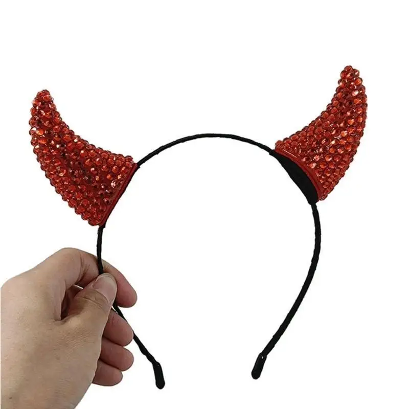 652F Vòng buộc tóc dự tiệc sang trọng Halloween Mũ biểu diễn sân khấu Băng đô cho bữa tiệc và du lịch