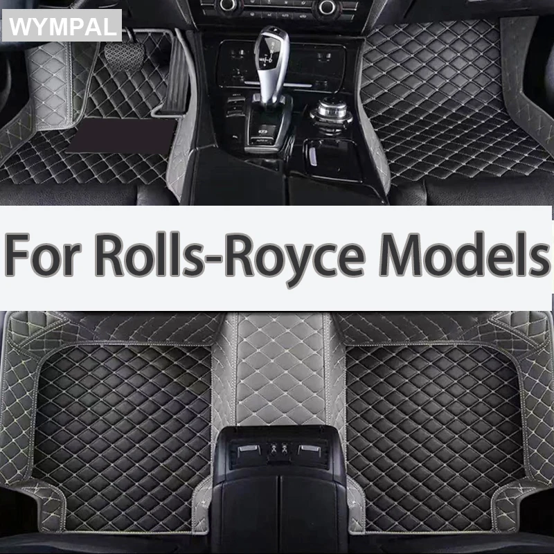 Car Floor Mat For Rolls-Royce Ghost Cullinan Dawn Silver Spur  Phantom Wraith Car Accessories