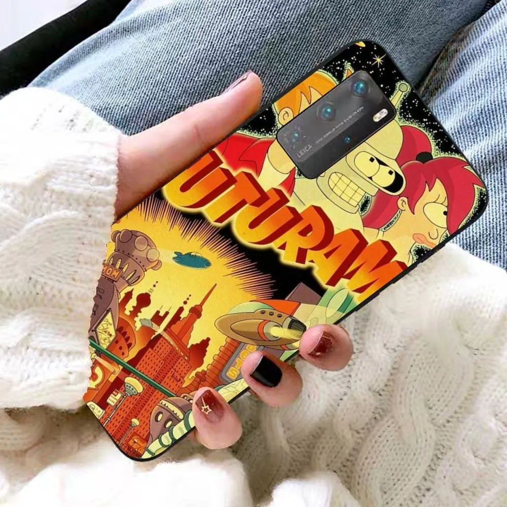 Funny Cartoon F-futurama Robot Phone Case For Huawei P 8 9 10 20 30 40 50 Pro Lite Psmart Honor 10 Lite 70 Mate 20lite