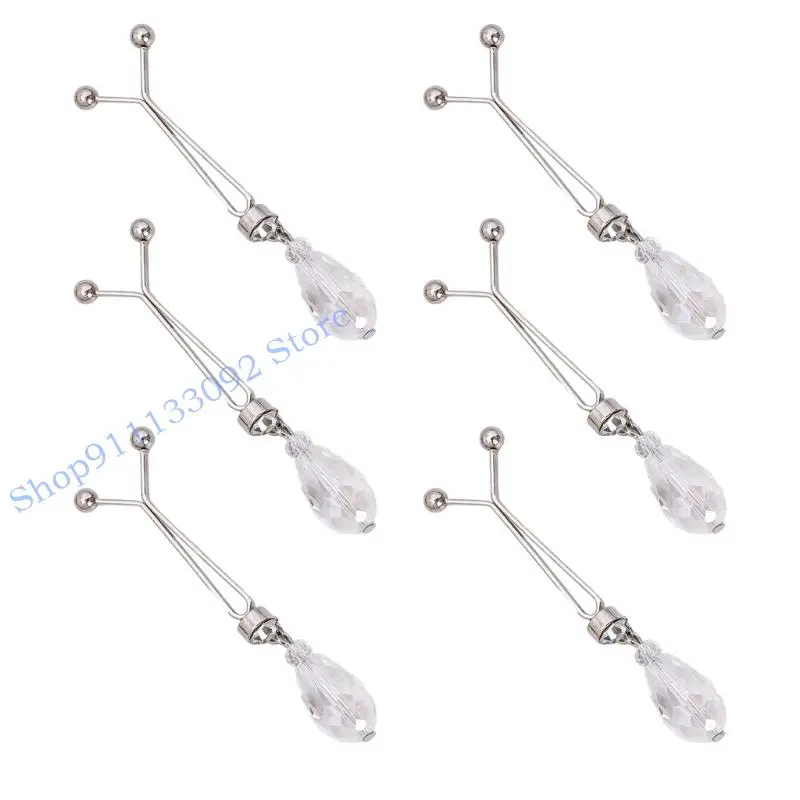 Clipe alfinete lenço forma liga zinco ferramenta cinzelamento cintura para calças vestido