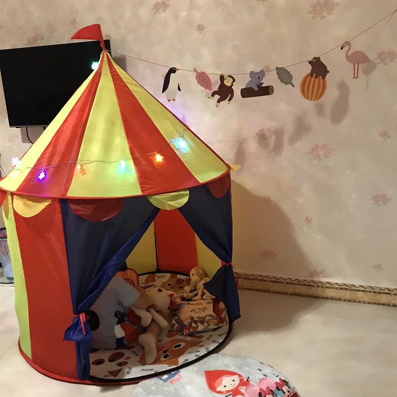 Children Kids Play House Tent Fun Tent Toy Portable Foldable Indoor Outdoor Princess Castle Teepee Ocean Ball Pool Photography