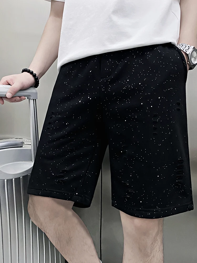 2025 New Korean High-end Gypsy Shorts Summer Fashion Trendy Men's Versatile Thin Breathable Five-point Pants