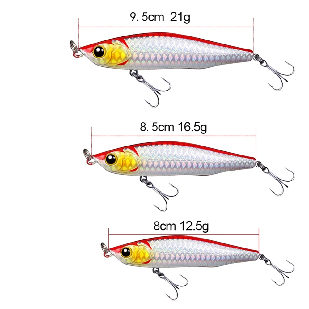 Seaknight New Minnow Lure Hot Fishing Lures 8.5g/12.5g/16.5g/21g 8Colors 1SET Hard Fishing Baits SEA Fishing Tackles BASS Lures