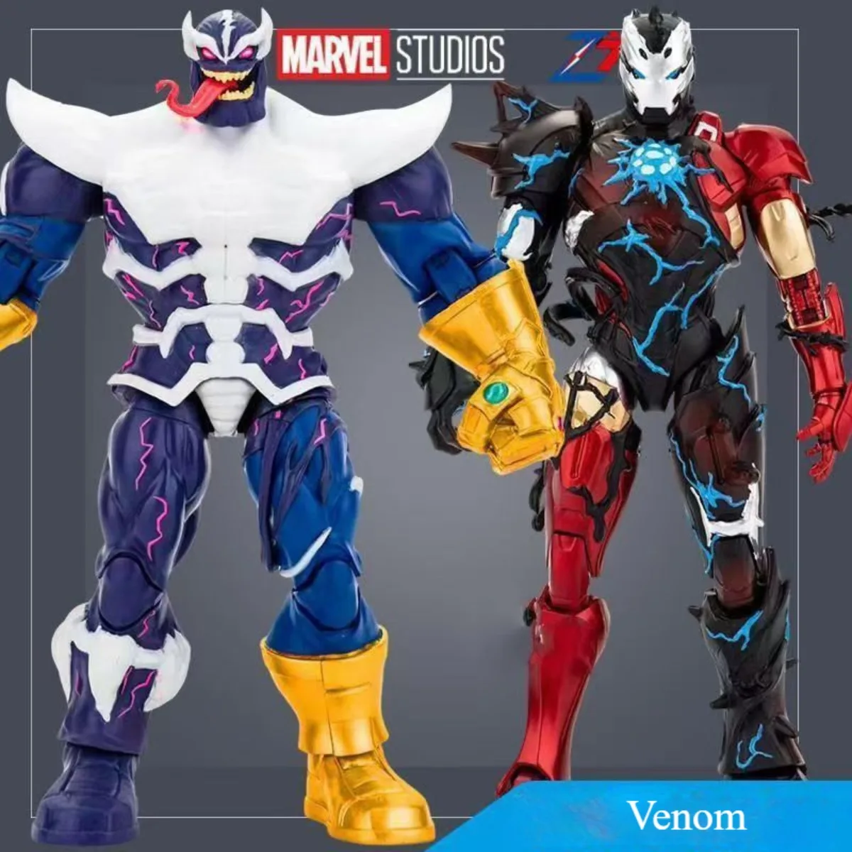 

Коллекционная фигурка Marvel Venom The Avengers Venom-Thano, фигурка Черной Пантеры, Железного Человека, игрушечная модель, подарок, экшн-фигурка Venom